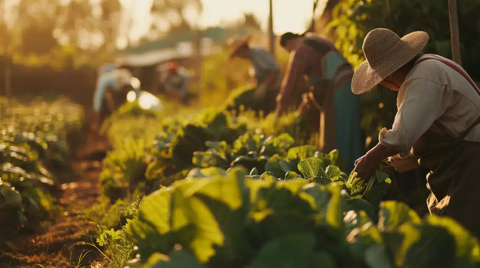 Soluciones agrícolas integrales: clave para una agricultura sostenible y rentable en Ecuador 1 community people working together agriculture grow food